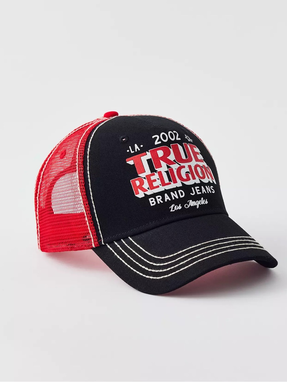 True Religion Trucker Logo Adjustable Cap